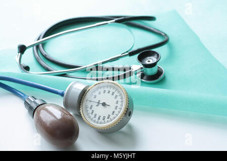 Various medical tools for a pediatrician Stock Photo