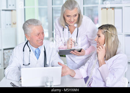 doctors discussing something Stock Photo