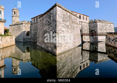 Castillo de la Real Fuerza / Castle of the Royal Force, Plaza de Armas, Havana, Cuba Stock Photo