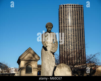 Montparnasse Cemetery Stock Photo