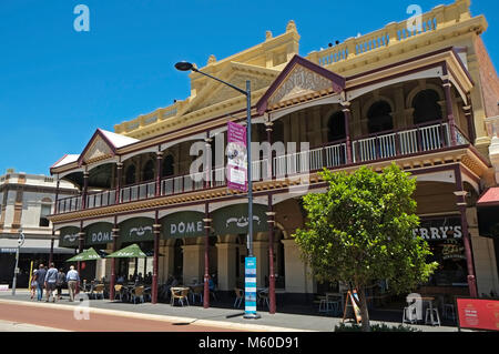 Dome Café Restaurant South Terrace Cappuccino Strip Fremantle Western Australia Stock Photo