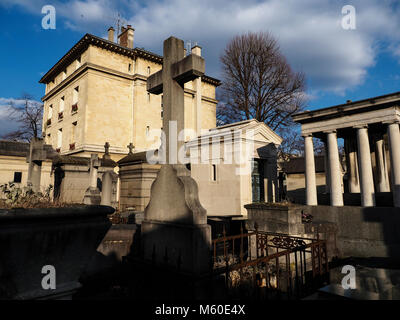 Montparnasse Cemetery Stock Photo