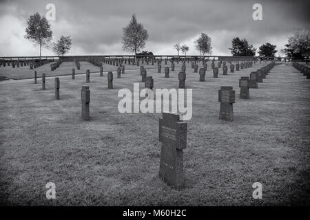 German military cemetery in Vazec, Slovakia Stock Photo