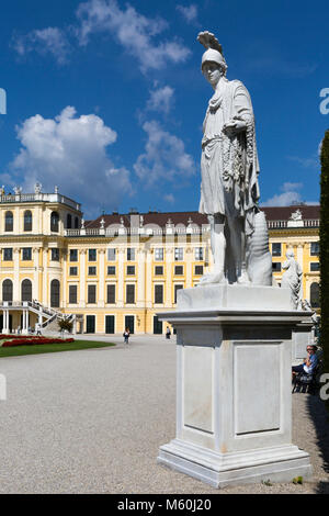 Schönbrunn Palace gardens, Schonbrunn, Vienna, Austria. Stock Photo