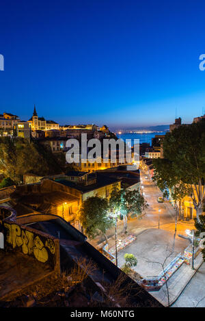 Lutheran Church, Valparaiso, Holy Cross, Valparaiso, Chile Stock Photo