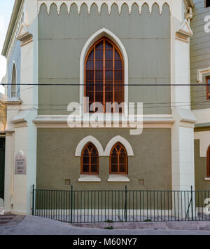 Lutheran Church, Valparaiso, Holy Cross, Valparaiso, Chile Stock Photo