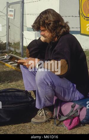 Mountaineer Legend Reinhold Messner on 25 October 1993 | usage worldwide Stock Photo