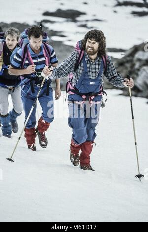 Mountaineer Legend Reinhold Messner on 5 July 1991 in Italy | usage worldwide Stock Photo