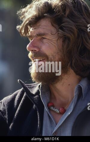 Mountaineer Legend Reinhold Messner on 25 October 1993 | usage worldwide Stock Photo