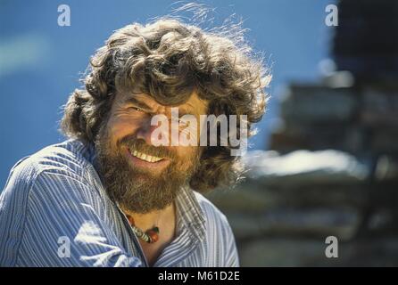 Mountaineer Legend Reinhold Messner on 20 June 2001 | usage worldwide Stock Photo