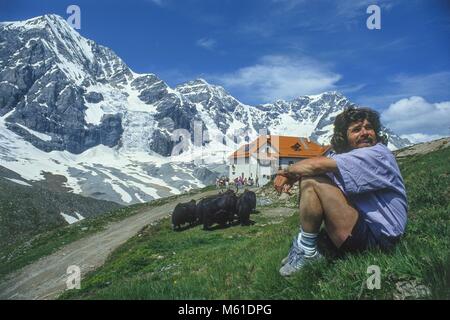 Mountaineer Legend Reinhold Messner on 20 June 2001 | usage worldwide Stock Photo