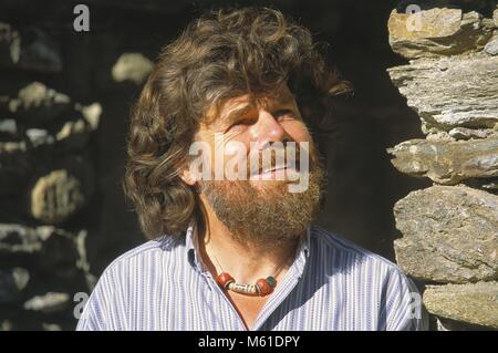 Mountaineer Legend Reinhold Messner on 20 June 2001 | usage worldwide Stock Photo