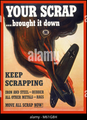 U.S WWII Vintage Propaganda Poster - Save Rubber for Victory Stock ...