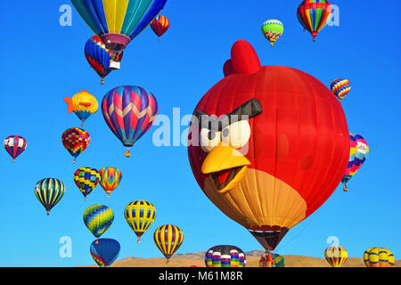 Angry bird at the Great Reno Balloon Races in Reno, Nevada Stock Photo