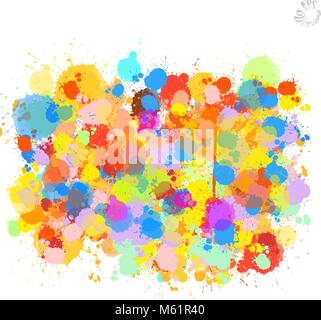 Various light vector drops. Beautiful hand drawn vector sketch. Colorful elements for social media and print decoration. Stock Vector