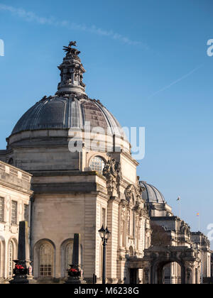 City Hall Cardiff Wales Stock Photo