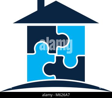 Home Solutions Logo Design Template Vector Stock Vector