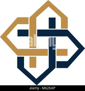 Real Estate Connections Stock Vector