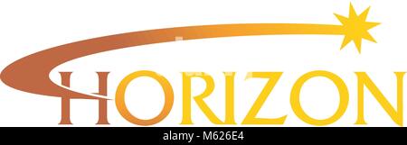 Horizon Solutions Logo Design Template Vector Stock Vector