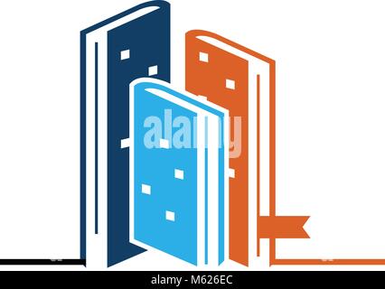 Book and Hotel Vector Stock Vector
