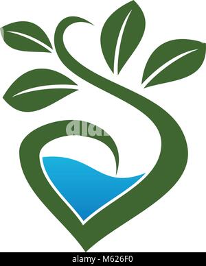 Hydroponic and Organics Stock Vector