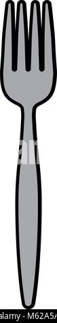 fork  vector illustration Stock Vector