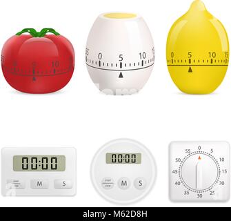 Oven timer mockup, realistic style 15096049 Vector Art at Vecteezy
