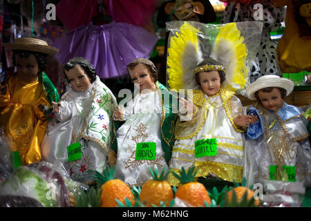 Oaxaca, Mexico - Baby Jesus dolls on sale before the February 2 Feast ...