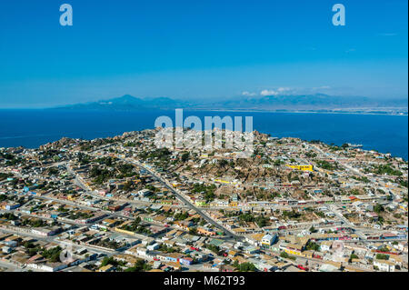 Coquimbo is a port city, commune and capital of the Elqui Province, located on the Pan-American Highway, in the Coquimbo Region of Chile. Stock Photo
