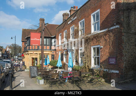 The High Street in Haslemere town centre, Surrey, UK Stock Photo