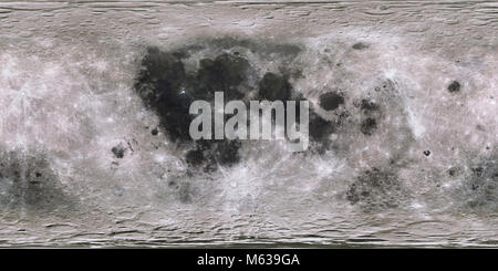 Digital shot. Moon surface. Expanded view. Stock Photo