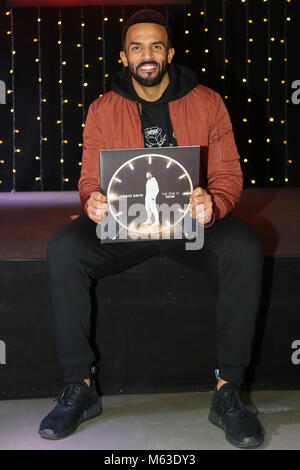 Craig David signs his latest album “The Time Is Now” at HMV store in Oxford Street, London  Featuring: Craig David Where: London, United Kingdom When: 28 Jan 2018 Credit: WENN.com Stock Photo