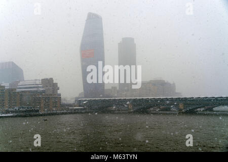London, UK. 28th Feb, 2018. UK Weather:  Credit: Raymond Tang/Alamy Live News Stock Photo