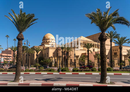 Königliches Theater Theatre Royal, Marrakesch, Königreich Marokko, Afrika  |  The Royal Theatre Theatre Royal, Marrakesh, Kingdom of Morocco, Africa Stock Photo