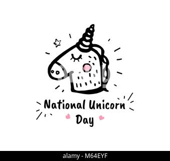 Cute unicorn with slogan graphic - you are magical, funny colorful pony