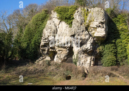 Creswell Crags, Creswell, Workshop, Derbyshie, England Stock Photo