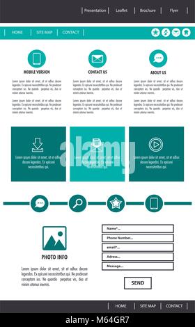Editable email header template vector set for social media banner Stock ...