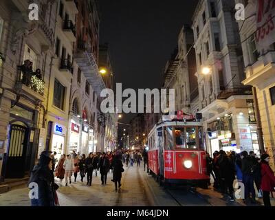 taksim square galata tower Stock Photo