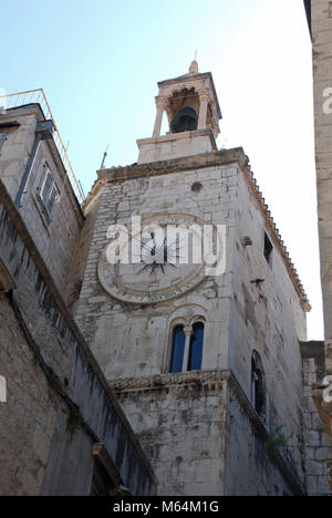 Church Clock, Split, Croatia Stock Photo