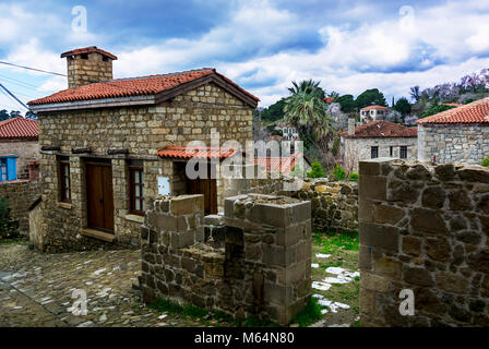 Adatepe village ,Edremit,Balıkesir,Turkey Stock Photo