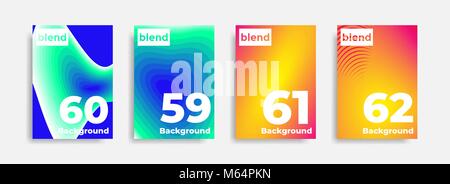 Covers templates collection with graphic geometric shapes  Stock Vector