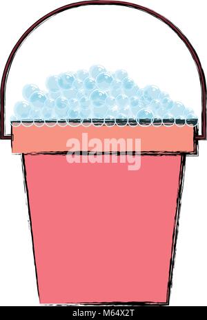 bucket vector illustration Stock Vector