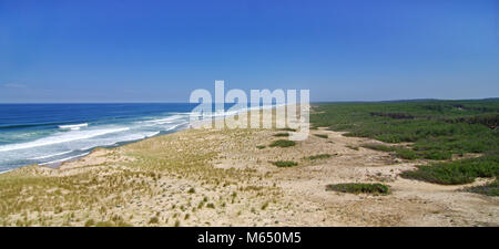french atlantic west coast. atlantic ocean, dune Stock Photo