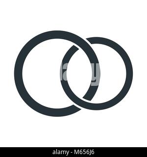 wedding ring in hand pink Stock Vector