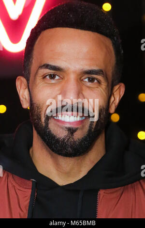 Craig David signs his latest album “The Time Is Now” at HMV store in Oxford Street, London  Featuring: Craig David Where: London, United Kingdom When: 28 Jan 2018 Credit: WENN.com Stock Photo