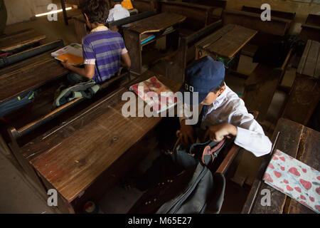 Education in Pakistani Government Schools Stock Photo