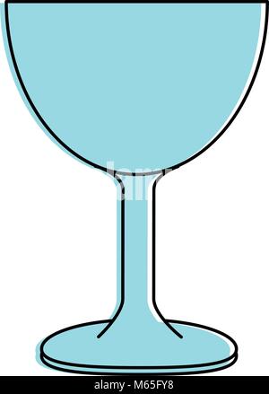 cup chalice isolated icon Stock Vector
