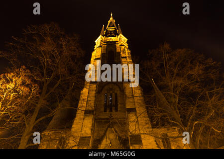 a church in wernigerode germany at night Stock Photo