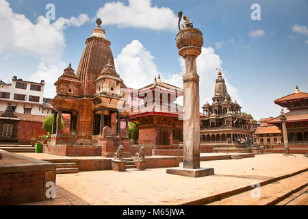 Narsingha Temple at Durbar Sqaure in Patan, Lalitpur city,  Nepal. Stock Photo