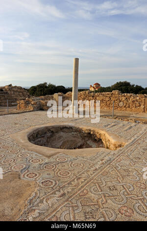 Roman and Early Christian ruins at Agios Georgios, Pegeia, Paphos, Cyprus Stock Photo